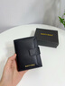 班亞奴荔枝紋頭層牛皮短款錢(qián)包女真皮多卡位獨立駕駛證卡包拉鏈零錢(qián)包女 黑色（頭層牛皮-防盜刷） 曬單實(shí)拍圖