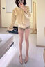 達(dá)芙妮官方裸色單鞋女2025新款夏季氣質(zhì)內(nèi)增高女單鞋法式尖頭裸色高跟鞋 膚色【內(nèi)增高3cm】 37 曬單實(shí)拍圖