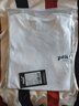 POUM美式短袖男女士夏季潮流寬松休閑薄款內搭純棉t恤PH03白色2XL 曬單實(shí)拍圖