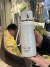 JCZS德國品牌316保溫杯大容量茶水分離泡茶杯2025新款保溫壺保冷水杯 顯溫款-白色600ML【316內(nèi)置茶倉 曬單實拍圖