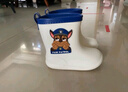 豬爸爸兒童雨鞋男童防滑防水耐磨女童立體寶寶幼兒卡通汪汪隊雨靴白色18 曬單實拍圖