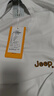 吉普（JEEP）短袖T恤男士夏季寬松潮牌涼感透氣莫代爾衣服男裝 白色 XL 曬單實(shí)拍圖