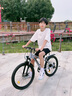飛鴿青少年自行車6-12-18歲男女學(xué)生中大兒童輕便山地車銀24寸變速輻 曬單實拍圖