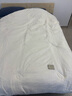 海瀾之家（HLA）抗菌緞紋A類(lèi)21%大豆纖維被子 冬被 約5斤 150*200cm 奶白+淺灰 曬單實(shí)拍圖