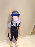G.DUCKKIDS兔子警官兒童衣服瘋狂動物城服裝朱迪cos女童套裝夏季工裝三件套 三件套送領帶 120 （建議身高110cm  6-7歲）c 曬單實拍圖