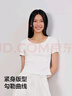 森馬（Semir）[商場(chǎng)同款]短袖T恤女短款涼感緊身2025夏大圓領(lǐng)上衣101325100006 曬單實(shí)拍圖