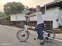 HITO 德國(guó)品牌 20寸折疊自行車(chē)超輕便攜鋁合金男女成人學(xué)生單車(chē)折疊車(chē) 鈦色 曬單實(shí)拍圖