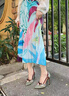 Lily Wei【醉花陰】設(shè)計(jì)感鏤空時(shí)尚高跟涼鞋包頭氣質(zhì)女鞋小碼 螢石綠【跟高10cm】 36 曬單實(shí)拍圖