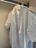 雅戈爾（YOUNGOR）短袖襯衫男素色DP免燙襯衫全棉面料舒適透氣抗皺易打理新品 GSDP10171IFA淺藍色 42 曬單實(shí)拍圖