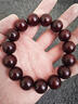 蔓笙小葉紫檀手串男士金絲順紋血檀木佛珠手鏈文玩串珠盤(pán)玩手把件禮物 12mm手串 建議男士 曬單實(shí)拍圖