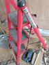 TRUHEIM德國梯子家用可折疊小型加厚鋁合金工程人字梯伸縮四步五步梯 紅色四步梯升級加強筋踏板 曬單實(shí)拍圖