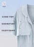 棉十三女士睡衣夏季薄款【莫代爾帶胸墊】圓領(lǐng)短袖七分褲寬松家居服套裝 曬單實(shí)拍圖