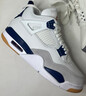 Jordan NIKE SB x AJ4聯(lián)名款籃球鞋男JORDAN 4運動鞋DR5415-100白藍(lán)42 曬單實拍圖