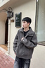 BJHG不計后果機能工裝夾克男秋季2025新款潮牌城市戶外防風(fēng)寬松外套女 鐵灰色 S 曬單實拍圖