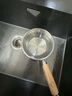 雙槍316L不銹鋼小奶鍋輔食鍋湯鍋泡面蒸鍋燃?xì)怆姶艩t16cm帶蓋帶蒸籠 曬單實(shí)拍圖