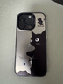 江銘 適用蘋(píng)果16Pro手機(jī)殼iphone16Pro保護(hù)套全包防摔男女款創(chuàng)意保護(hù)殼彩銀殼黑色貓咪 曬單實(shí)拍圖