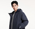 杰克·瓊斯（JACK&JONES）秋冬季男士保暖外羽絨服合集 224412062黑色 L 180 曬單實(shí)拍圖