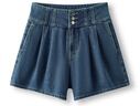森馬（Semir）牛仔褲女寬松短褲chic百搭2025夏季高腰A字褲甜酷風(fēng)109325122001 曬單實(shí)拍圖