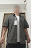 森馬（Semir）短袖襯衫男肌理感格子襯衣外穿內(nèi)搭2025夏季情侶上衣109325104201 曬單實(shí)拍圖
