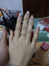 中國珠寶黃金戒指碎冰冰金戒指足金999龍鱗冰戒指送女友老婆節(jié)日生日禮物 約1.45g 圈口10 克重多退少補 曬單實拍圖