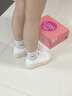 UIWI 小白鞋女厚底百搭板鞋休閑鞋輕便舒適毛絨風(fēng)明星同款增高女鞋 奶白U947 38 （建議拍大一碼） 曬單實(shí)拍圖