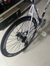 智宙超輕公路自行車(chē)全碳纖維死飛變速公路山地賽車(chē)城市破風(fēng)彎直 升級直梁26寸-白黑白60刀24 曬單實(shí)拍圖