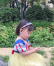 G.DUCKKIDS小黃鴨女童白雪公主裙子夏季兒童蓬蓬紗裙冰雪奇緣愛莎禮服連衣裙 圖片色 110 尺碼4~5歲【100-110cm】 曬單實拍圖
