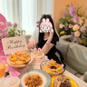 邦帛世 新娘頭紗領(lǐng)證求婚蓬松頭飾登記拍照寫真必備攝影道具 蝴蝶結(jié)頭紗45cm 曬單實拍圖