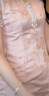 泰勒馬丁粉色旗袍新娘敬酒服新中式結(jié)婚訂婚婚禮服小個(gè)子可穿晨袍 QP03(短袖款無長(zhǎng)袖款) S 曬單實(shí)拍圖