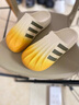 ZLZP貝殼頭拖鞋男女款2026春季新款多巴胺三杠厚底半拖運動(dòng)包頭洞洞鞋 白黃黑 【旗艦品質(zhì)+順豐】 42 /43 曬單實(shí)拍圖