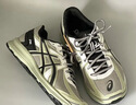 亞瑟士（asics） Jog 100s 復古百搭 網(wǎng)布人造革防滑 低幫 休閑跑步鞋 男女同款 1201A715-020 【灰綠色】 39.5 曬單實(shí)拍圖