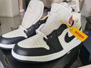 Jordan男子休閑鞋喬丹AJ1 JORDAN 1運(yùn)動(dòng)鞋 553558-153米黑42.5 曬單實(shí)拍圖