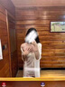浪莎（LangSha）吊帶美背蕾絲純欲性感睡衣女情趣內(nèi)衣后媽包臀裙夫妻調(diào)情約會(huì)戰(zhàn)袍 白色+白絲襪 均碼 (80-140斤) 曬單實(shí)拍圖