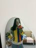 UR2025春季新款女裝復(fù)古氛圍感撞色拼接圓領(lǐng)針織衫UYL950006 多色 (偏寬松) S 曬單實(shí)拍圖