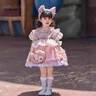 迪士尼（Disney）童裝洛麗塔公主裙女童夏季連衣裙2025新款兒童裙子玲娜貝兒禮服裙 短袖玲娜貝爾裙子+裙撐 100 建議2~3歲（ 90-100cm） 曬單實(shí)拍圖