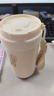 卡羅特保溫杯陶瓷內(nèi)膽咖啡杯女生高顏值隨行杯新款不銹鋼杯子金色430ml 曬單實(shí)拍圖