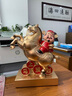 十號公館馬上發(fā)財招財馬擺件財神爺辦公室前臺收銀臺裝飾店鋪開業(yè)喬遷禮品 馬上發(fā)財 長27寬12高30厘米 曬單實拍圖