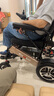 Ainsnbot美國電動輪椅車602智能老人專用全自動輕便可折疊旅行電動手推車 金-舒適后躺+快速折疊20A鋰電 曬單實拍圖