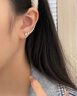 伊燦日韓輕奢鋯石耳釘女小眾設(shè)計(jì)高級(jí)感耳環(huán)2025新款爆款氣質(zhì)個(gè)性耳飾 日韓輕奢鋯石耳釘女 曬單實(shí)拍圖