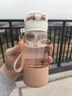 格非爾卡皮巴拉兒童水杯夏天學(xué)生上學(xué)專用吸管杯子女孩可愛便攜雙飲水壺 卡皮巴拉&一杯三飲+Tritan420ml 曬單實(shí)拍圖