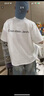 CALVIN KLEIN JEANS/CK【多尺碼選擇】純棉短袖男女同款夏季2025新款K刺繡字母百T恤 短袖浮雕 白色 ?Calvin Klein XL ?Calvin Klein 曬單實(shí)拍圖