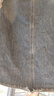 紫涵（ZIHAN）紫涵復(fù)古做舊牛仔藍(lán)半身裙女秋季開(kāi)叉高腰顯瘦中長(zhǎng)A字裙 牛仔藍(lán) M 曬單實(shí)拍圖
