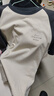 羅蒙T恤男士插肩袖拼色短袖寬松大碼夏季2025新款男款重磅男裝體恤潮 藍米 XL (145-160斤) 曬單實拍圖