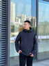 高梵輕殼黑金鵝絨服5.0男士戶外短款羽絨服2025年新款 黑色 XL 曬單實拍圖