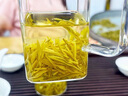 茗袍匠正宗安吉黃金芽2025年新茶頭采黃金葉特級綠茶奶白茶陶罐裝送禮 黃金芽禮盒裝200g 曬單實(shí)拍圖