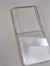 STRYFER適用三星z flip7手機(jī)殼Galaxy Z Flip7折疊屏透明保護(hù)套翻蓋超薄防摔鍍晶裸感硬殼男女款-冰晶透明 曬單實(shí)拍圖
