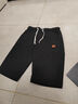 真維斯（Jeanswest）冰絲短褲男生夏季薄款透氣休閑中褲2025新款男士直筒寬松七分褲子 軍綠色 XL 曬單實(shí)拍圖