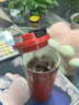 EATKM輕奢品牌吸管保溫杯女士高顏值陶瓷內(nèi)膽咖啡杯男士隨行水杯子定制 蛇來運轉(zhuǎn)-紅【陶瓷內(nèi)膽】530ml 曬單實拍圖