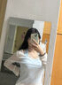 沐霓 防曬罩衫 純欲風(fēng)v領(lǐng)打底衫女2025夏秋季掛脖吊帶長(zhǎng)袖t恤上衣白色 【白色罩衫+淺藍(lán)吊帶】 S 曬單實(shí)拍圖