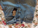 Levi's【商場(chǎng)同款】李維斯25春夏新款女士洗水牛仔半身裙003WA 藍(lán)色 XL (28) 曬單實(shí)拍圖